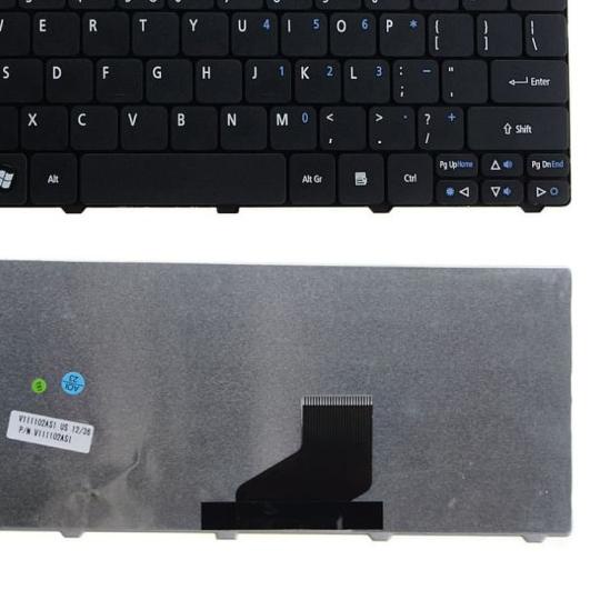 ♛ Keyboard Acer Aspire One Happy AO532H AO521 D255 AO255 AO257 D260 D270 - Hitam ✭