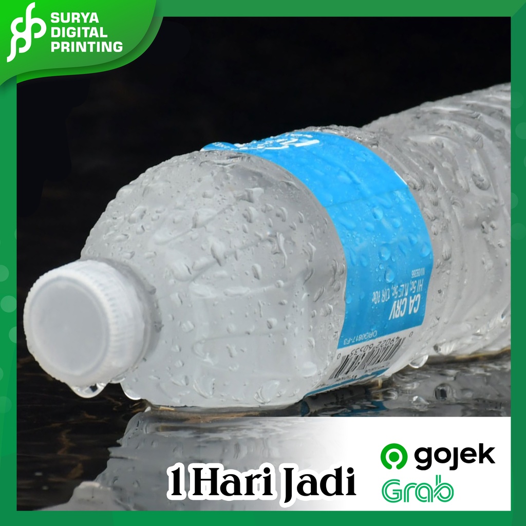 Cetak Stiker Label Box Vinyl A3+ Doff / Label Box Vinyl Transparan / Label Box Hampers / Segel Box K