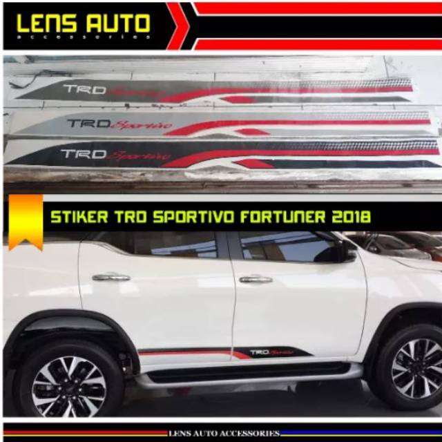 Stiker Trd Fortuner 2016 Stiker Trd All New Fortuner