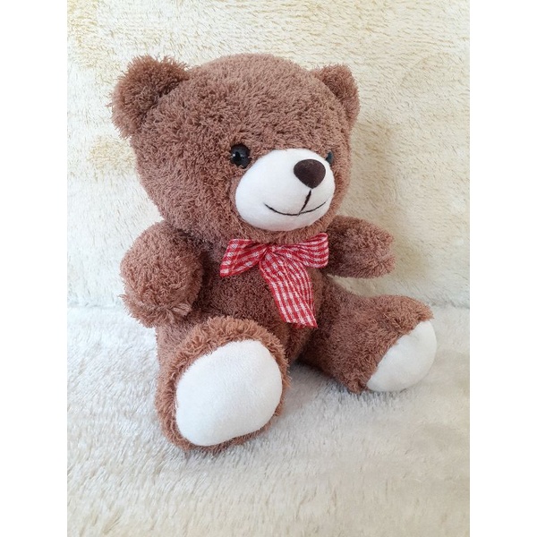 BONEKA TEDDY BEAR DASI LUCU / BONEKA TEDDY SITTING / BONEKA BERUANG DUDUK TERMURAH TERLARIS