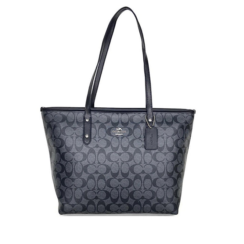 Tas Tote COACH City Signature Zip Tote Bag Medium