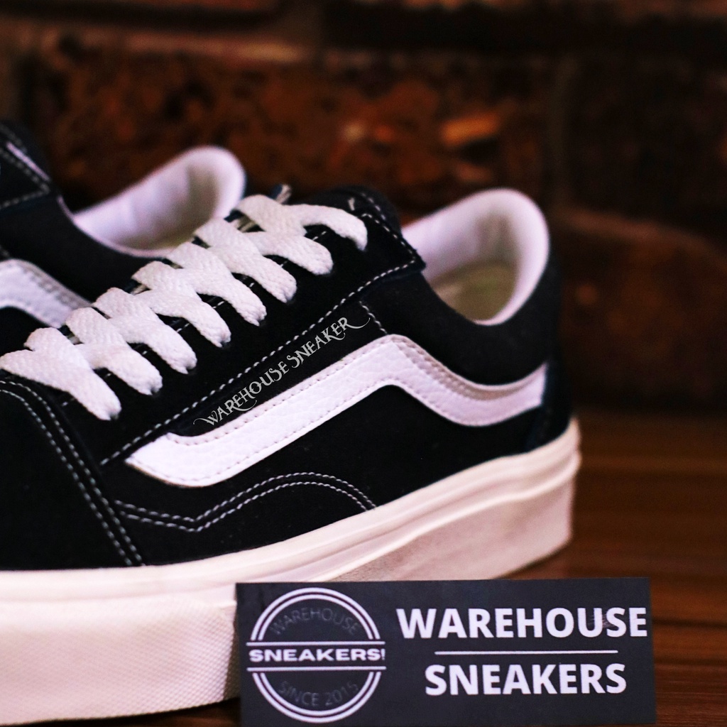 Sepatu Old SKool Og Black White Sepatu Sneakers Old School OldSkool Hitam Putih