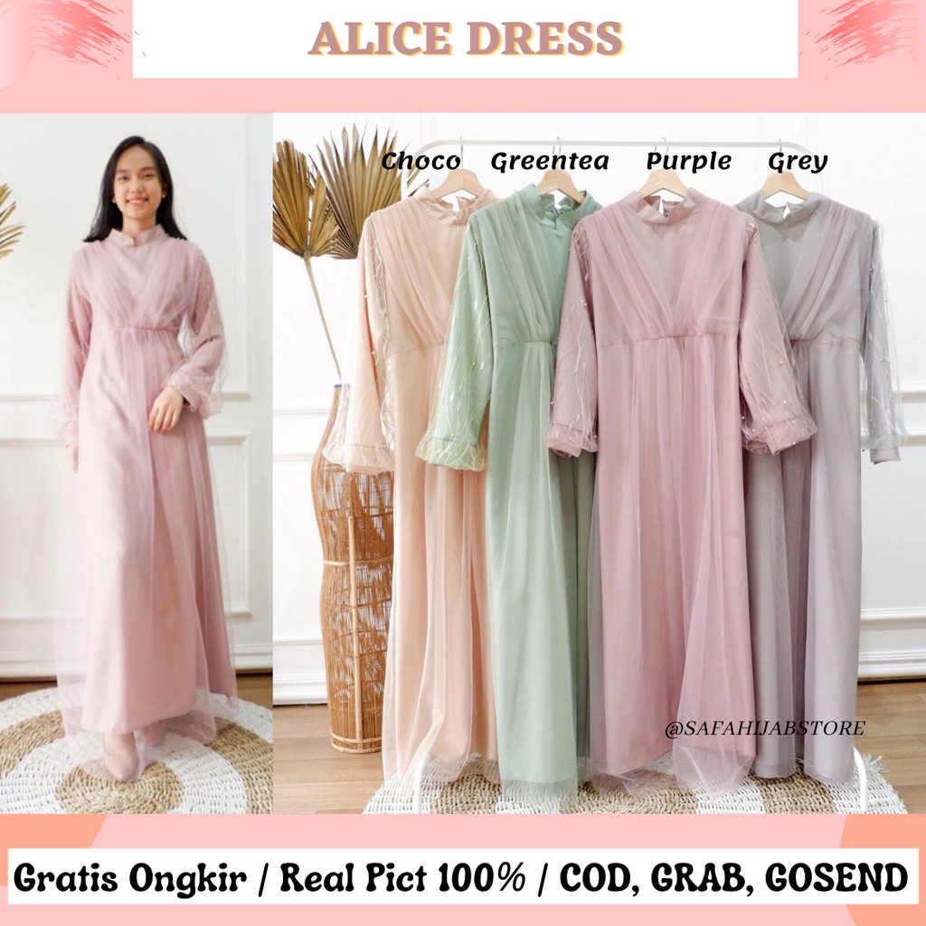 ALICE DRESS / DRESS KONDANGAN / SERAGAMAN / DRESS PESTA