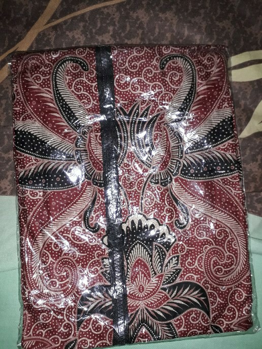 Couple Tunik,kemeja Batik Lengan Panjang Zipper Depan