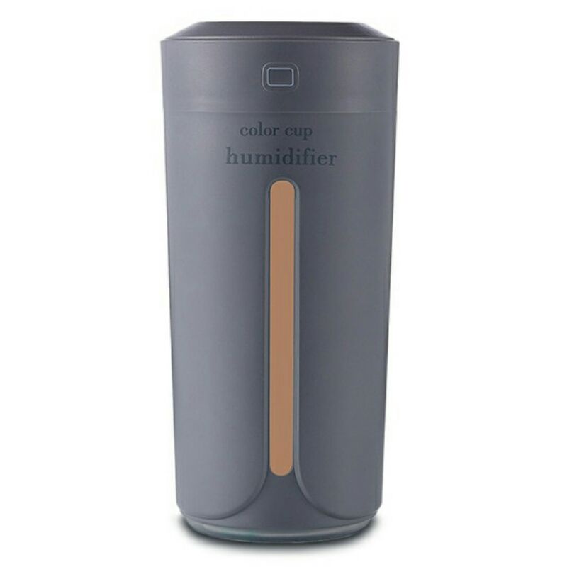 Air Color Cup Humidifier Ultrasonic Aromatherapy 230ml HUMI - SPT-001- Gray
