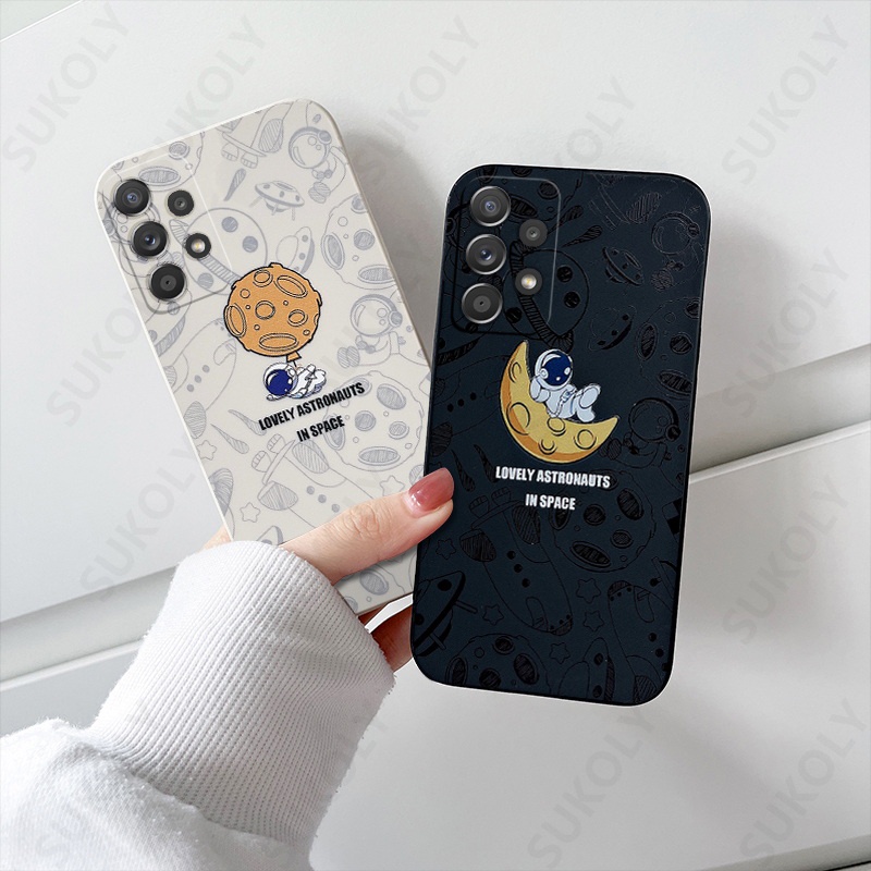 Casing Silikon SAMSUNG A32 A33 A23 A51 A53 A52 A42 A72 A71 A12 A13 A21s A22 A20 A02 A50 S2122 Motif Astronot Disney