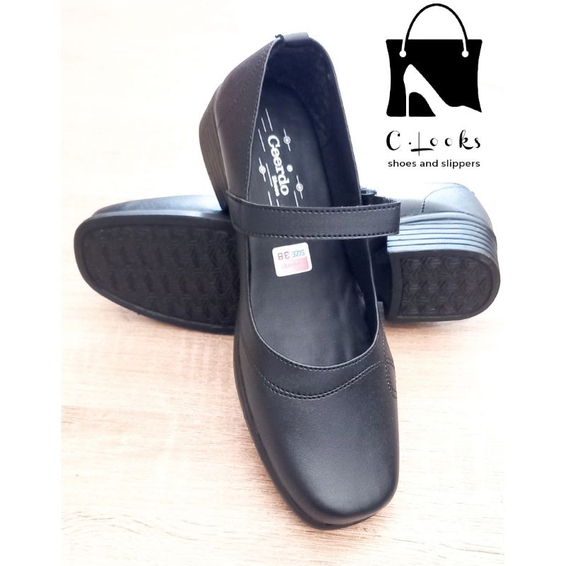 Sepatu Pantofel Sekolah Paskibraka Hak 3Cm Size 36-41