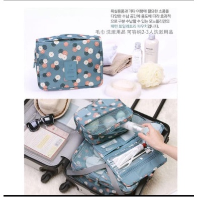 ES55 TAS PENYIMPANAN KOSMETIK ORGANIZER POUCH / TAS TEMPAT MAKE UP