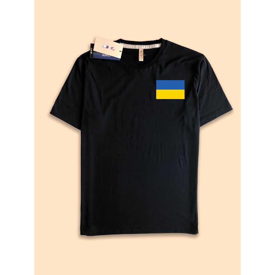 Kaos Tshirt Ukraine Flag Bendera Ukraina