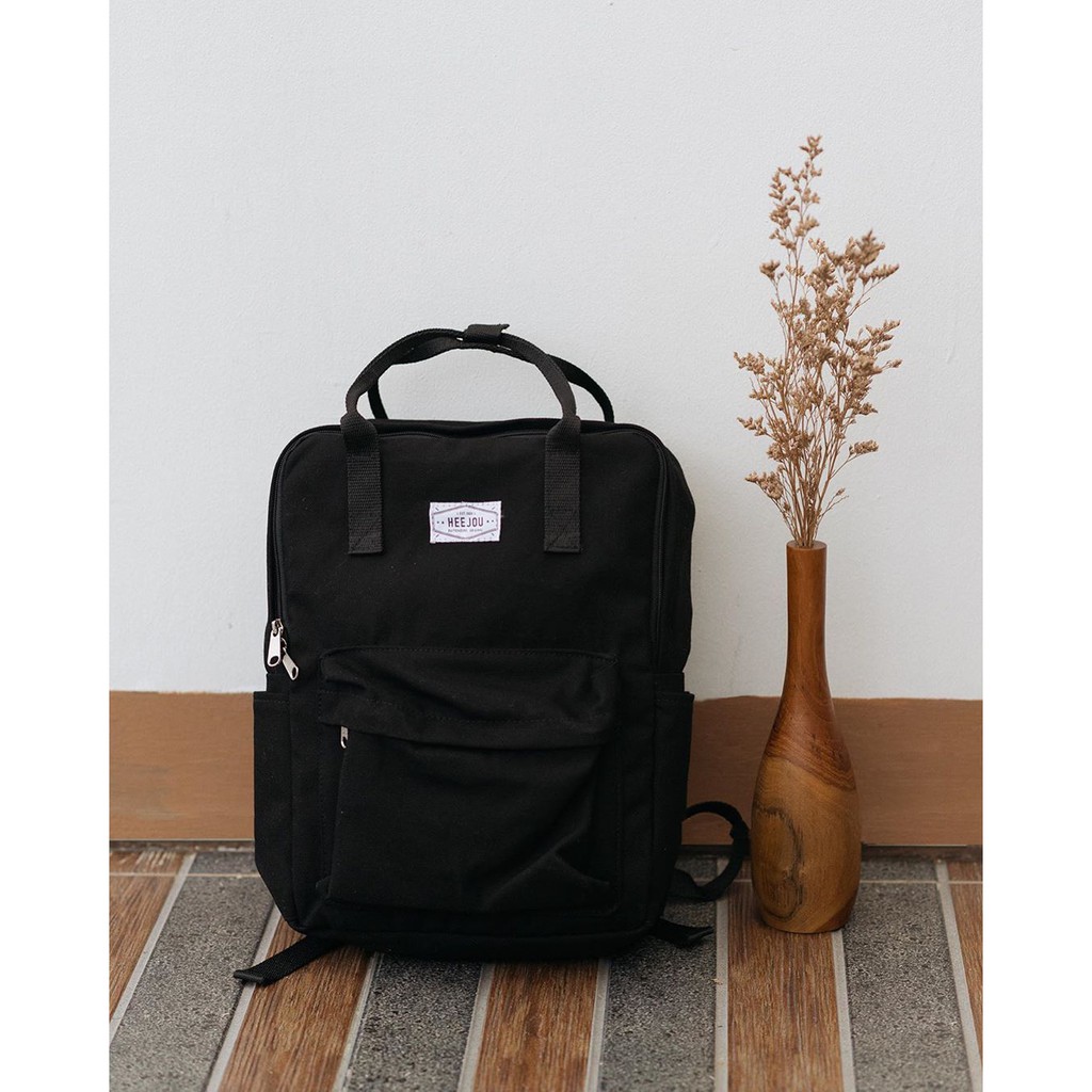 Tas ransel laptop multifungsi 2 ways Kanvas Skania Heejou