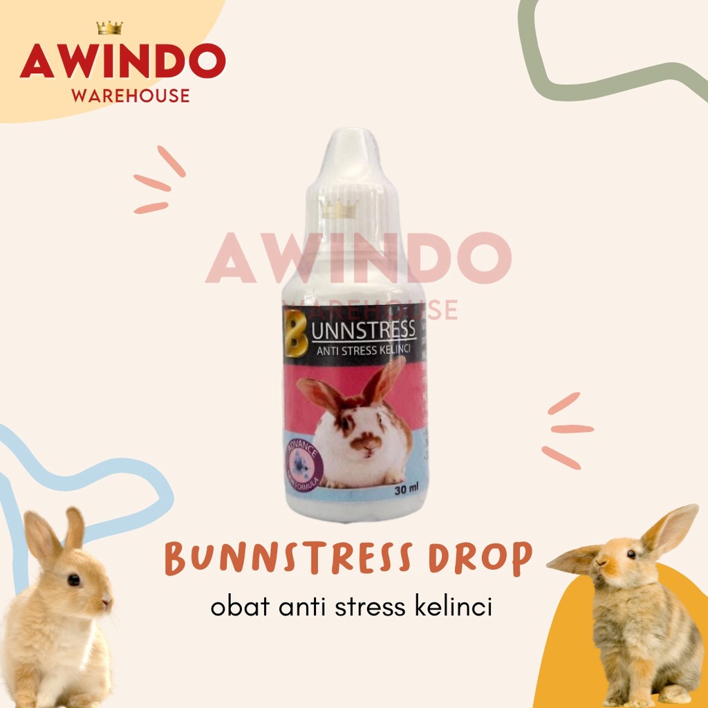 BUNNSTRESS - Obat Kelinci Anti Stress BUNN STRESS 30ml