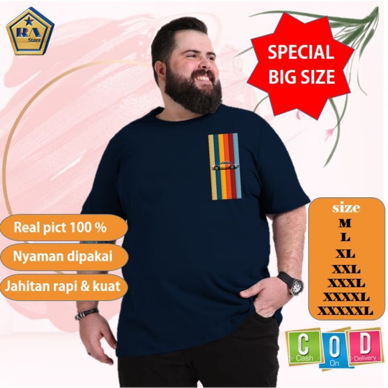 Kaos Distro Oversize Cowok Pria Murah Original Bandung Ori Laki Laki Jumbo Deus Premium XXL 2081