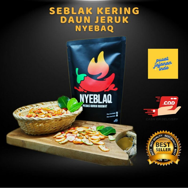 

Seblak Kering Pedas Daun Jeruk NYEBLAQ 200gr