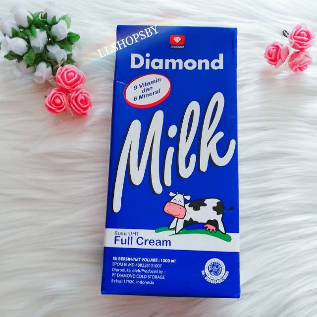 

Susu diamondmilk 1 liter 1000ml diamond susu uht rasa full cream coklat rendah lemak low fat 1liter 1 dus