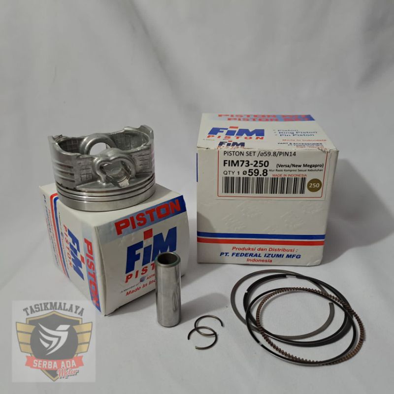 PISTON KIT SEHER KIT MEGA PRO MONO SHOCK , VERZA. FIM73 OS STD 50 100 150 200 250 30