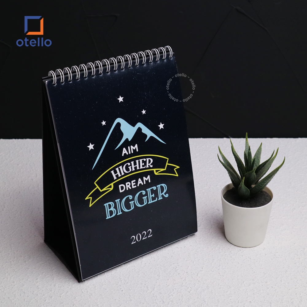 Kalender Meja 2022 Kalender Goals Keren Banget TERMURAH! Desk Calendar Minimalist Quotes Motivasi