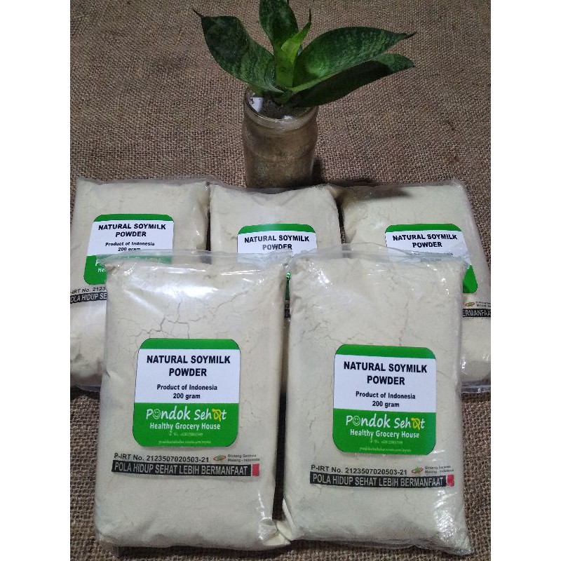 

NATURAL SOYMILK POWDER( 200gr)