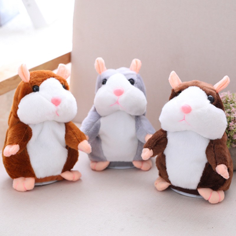 Mainan Bayi Boneka Hamster Bisa Bicara Talking Hamster