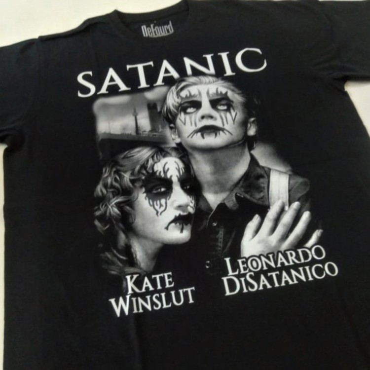 KAOS TITANIC VINTAGE SATANIC VERSION | TITANIC SATANIC MOVIE TSHIRT