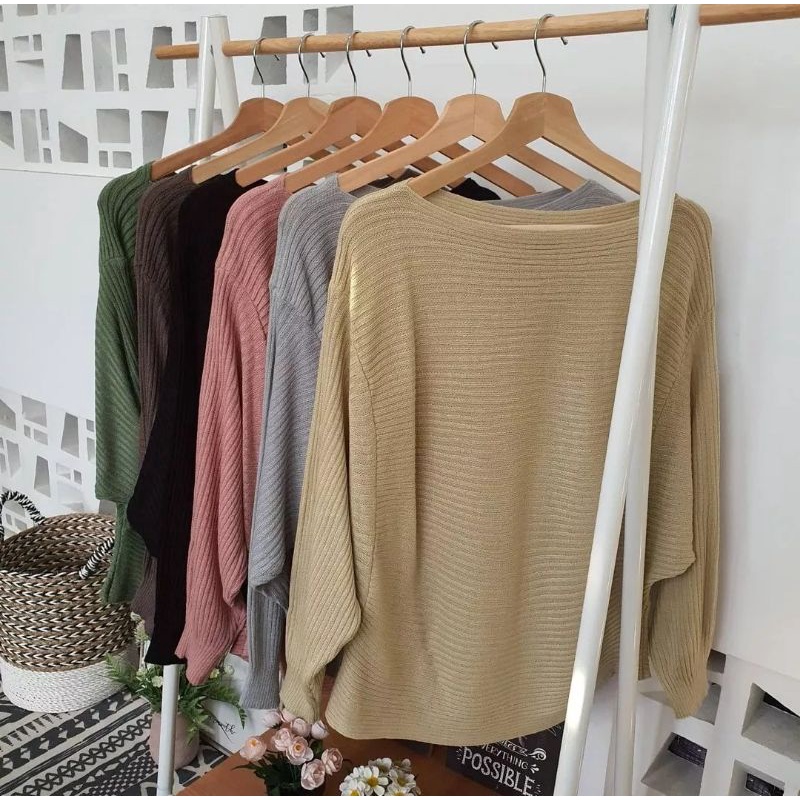 Rajut Lasperal Batwing Oversize