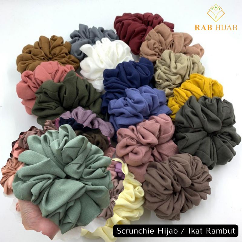 Scrunchie Hijab / Ikat Rambut / Kunciran / Kuciran / Cepol / Cemol Premium by RAB Hijab