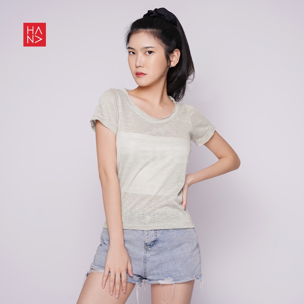 Hana Fashion - Jimin T-shirt Korean Style / Baju Kaos Wanita Gaya Korea - TS470