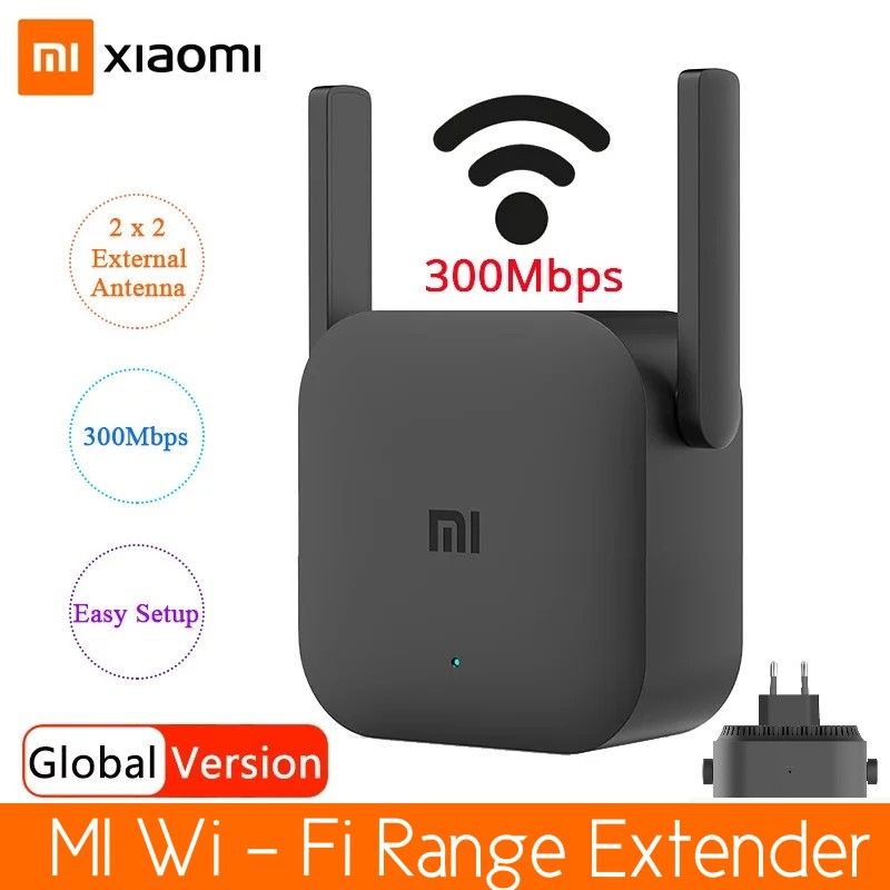 Trend-Xiaomi Mi Wi-Fi Range Extender Pro - 2 x 2 Antena Eksternal 300 Mbps GLOBAL VERSION