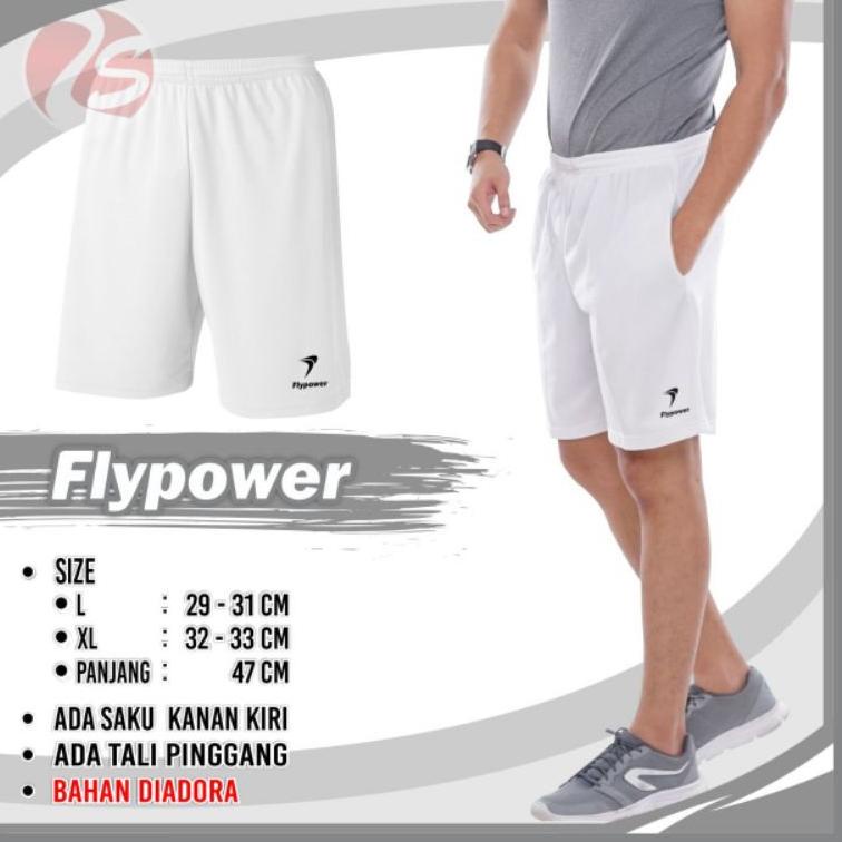 (A-OMQ} (☛} Celana pendek putih badminton tenis voli pingpong training pendek putih bulutangkis mura