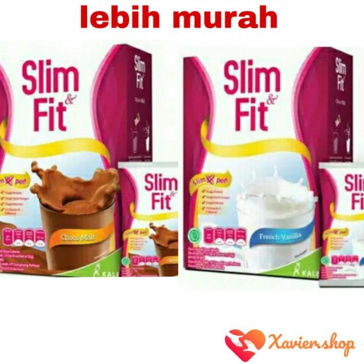 

83 Susu Slim & Fit Milk 6x52gr Vanila atau Coklat / susu slimfit / slim n fit / slimfit ➚ ➚