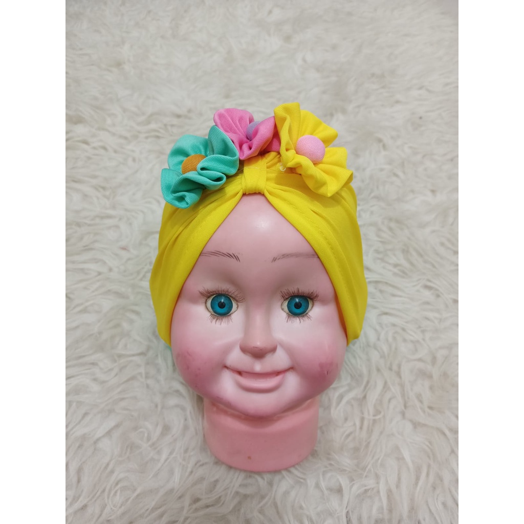 TERBARU Aksesoris Rambut Bayi Anak Bandana Yuki / Turban Bayi Yuki / Turban Bayi Perempuan / Turban Bayi 0 6 Bulan