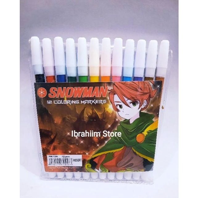 SPIDOL WARNA SNOWMAN / COLOURING MARKERS