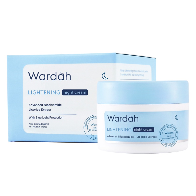 wardah cream lightening day dan night