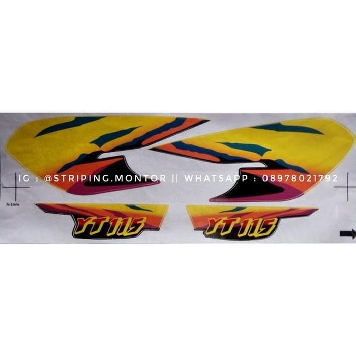 Unik Lis Striping Sticker Standar Yt 115 - Kuning tools Diskon