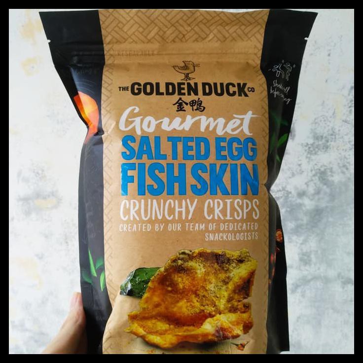 

HOT SALE Golden Duck Gourmet Salted Egg Yolk Fish Skin 125 Gram (Singapore) - Fish Skin terjamin
