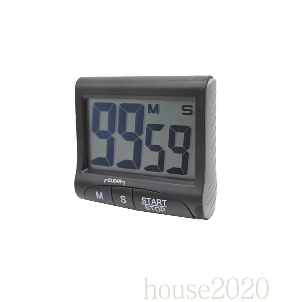 [house2020]LCD Digital Kitchen Big Digit Timer Count-Up Down Clock Alarm Electronic Cooking Baking Timer