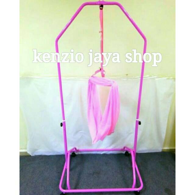 Tiang ayunan berwarna mas baby malaysia
