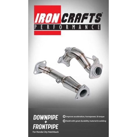 Ironcrafts Performance Downpipe Frontpipe Honda City Hatchback