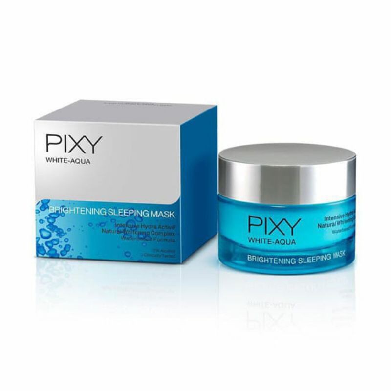 PIXY WHITE AQUA SLEEPING MASK 18 gr (KECIL)/Night Cream/Cream Malam/PIXY