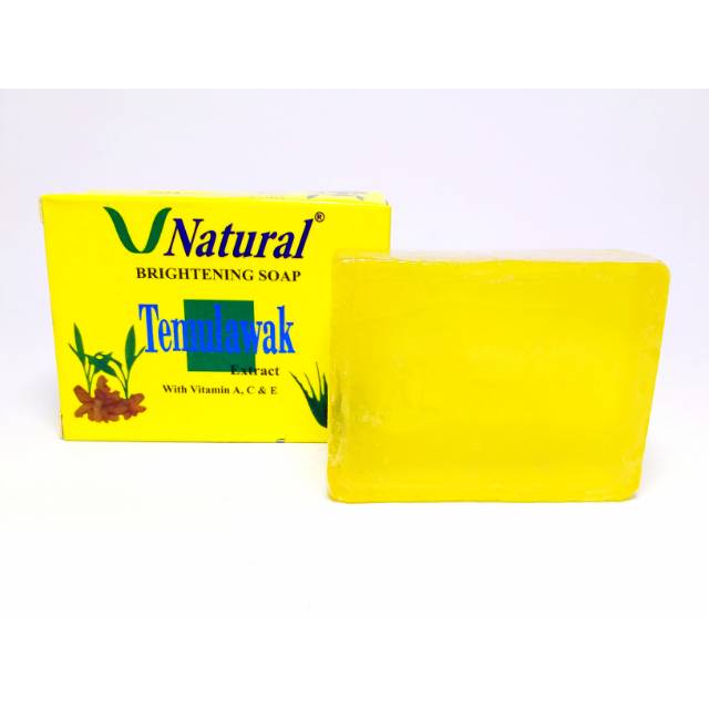 SABUN TEMULAWAK V NATURAL BRIGHTENING SOAP