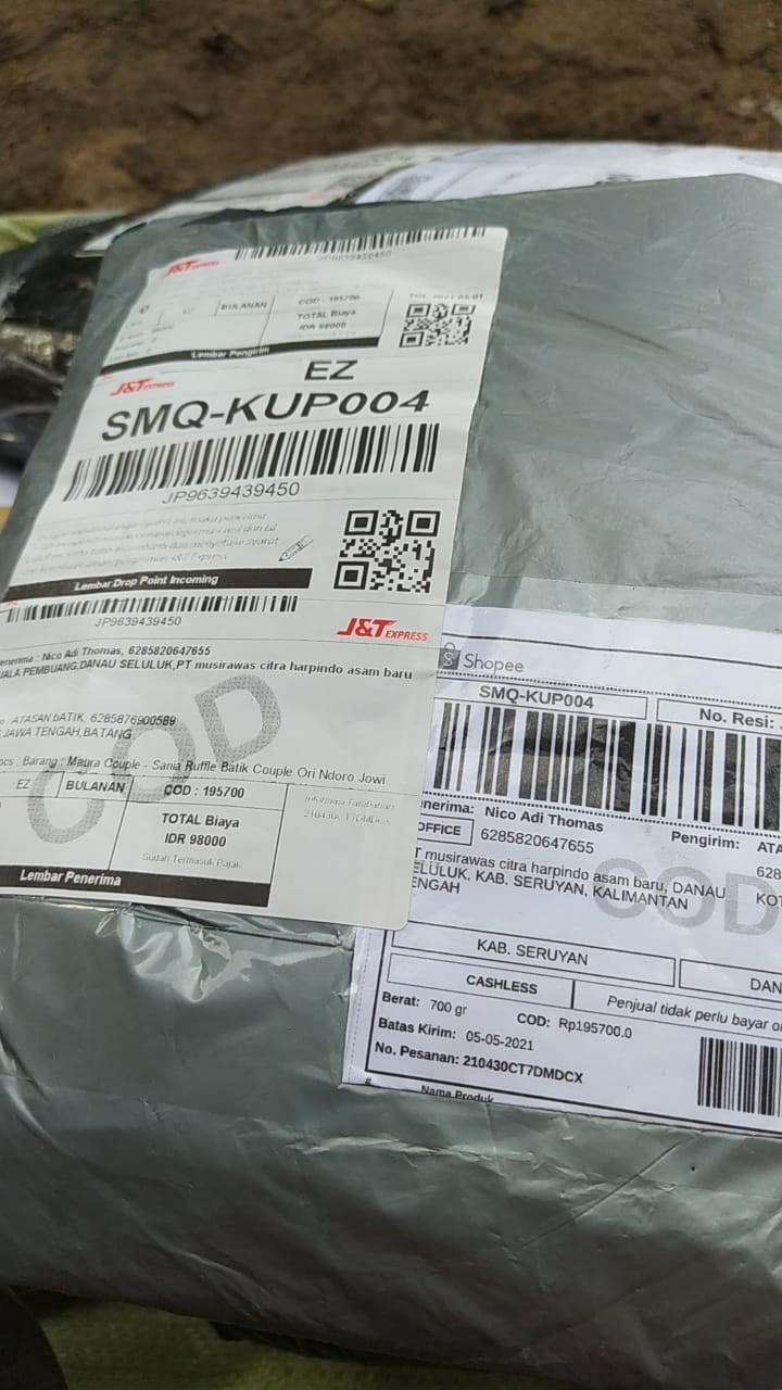 Maura Couple - Sania Ruffle Batik Couple Ori Ndoro Jowi Dnt