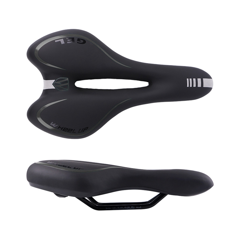 ♢[Ready stock/cod]♢ WHEEL UP GEL Breathable Soft Bike Saddle PVC Leather Road MTB Mountain Cycling Saddle Seats