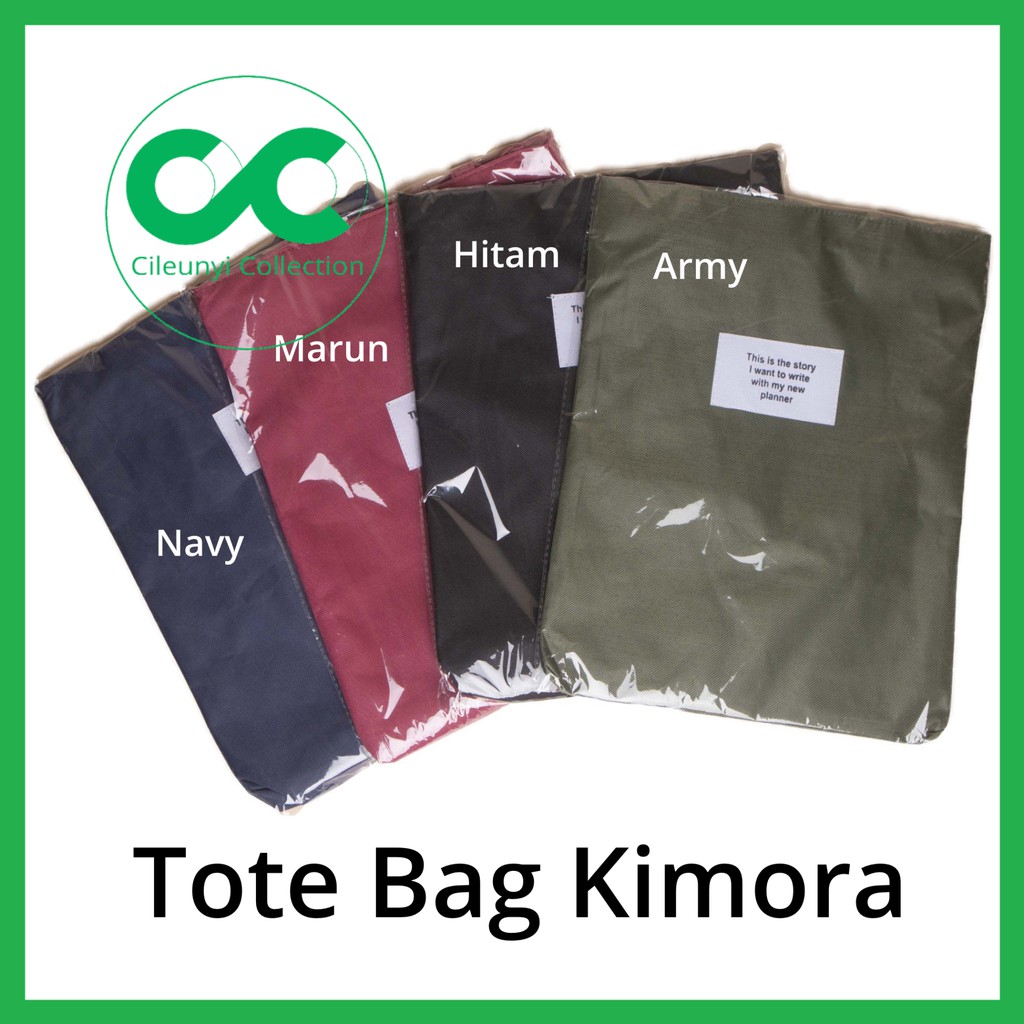 ✅ Tote Bag K-POP Kimora  / ToteBag Wanita KPOP Qimora / Tas Selempang Wanita Hitam Marun Navy Army