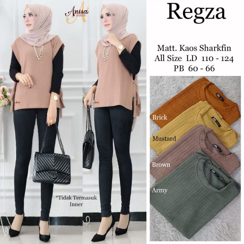 Regza Ori By Anisa / Vest Polos Tali Samping / Rompi Kekinian