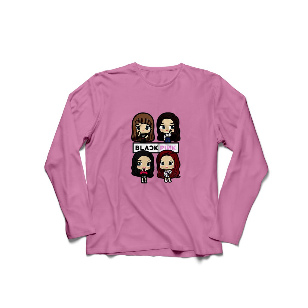COD BAJU LENGAN PANJANG KARAKTER BLACK PINK SIZE M L DAN COD BAJU LENGAN PANJANG KARAKTER BLACK PINK SIZE M L DAN