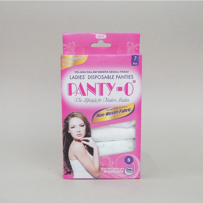 Panty-O Celana Dalam Wanita Sekali Pakai / Disposable Panties Underwear Isi 7Pcs