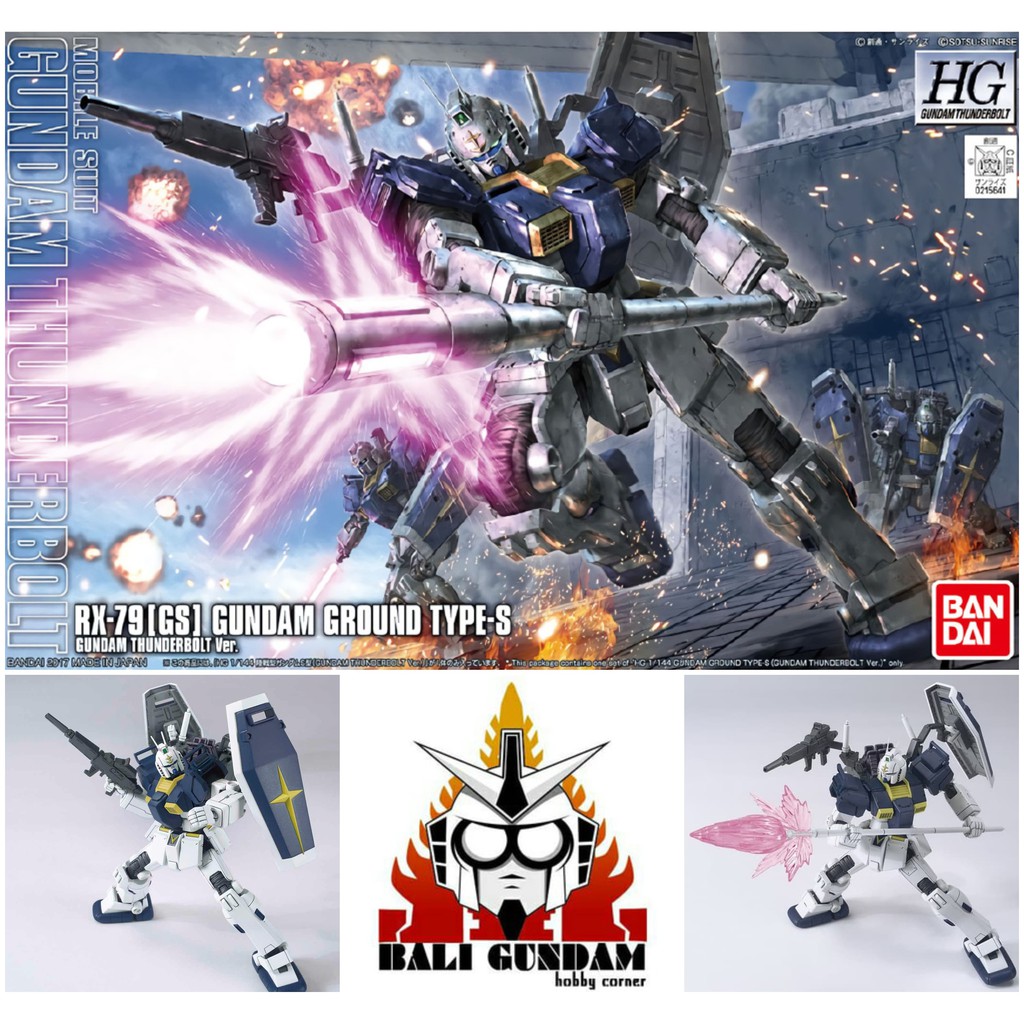 HG 1/144 RX-79[GS] GUNDAM GROUND TYPE S GUNDAM THUNDERBOLT Bali Gundam Hobby Corner Bandai Original