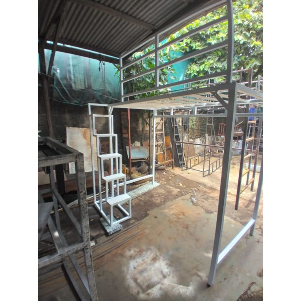 Ranjang Besi Tingkat Custom Minimalis Model Bongkar Pasang