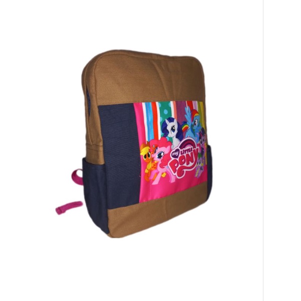 tas ransel anak kanvas cotton twill