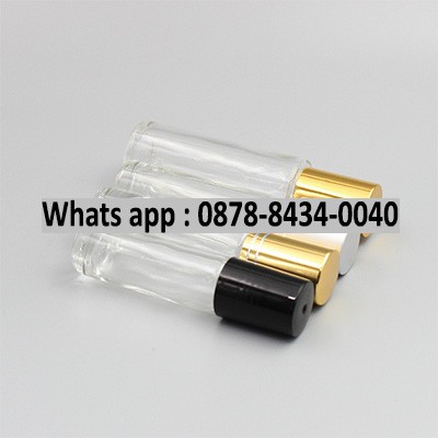 Botol Roller / Roll on  Kaca Transparan Parfum Aroma Terapi Esensial