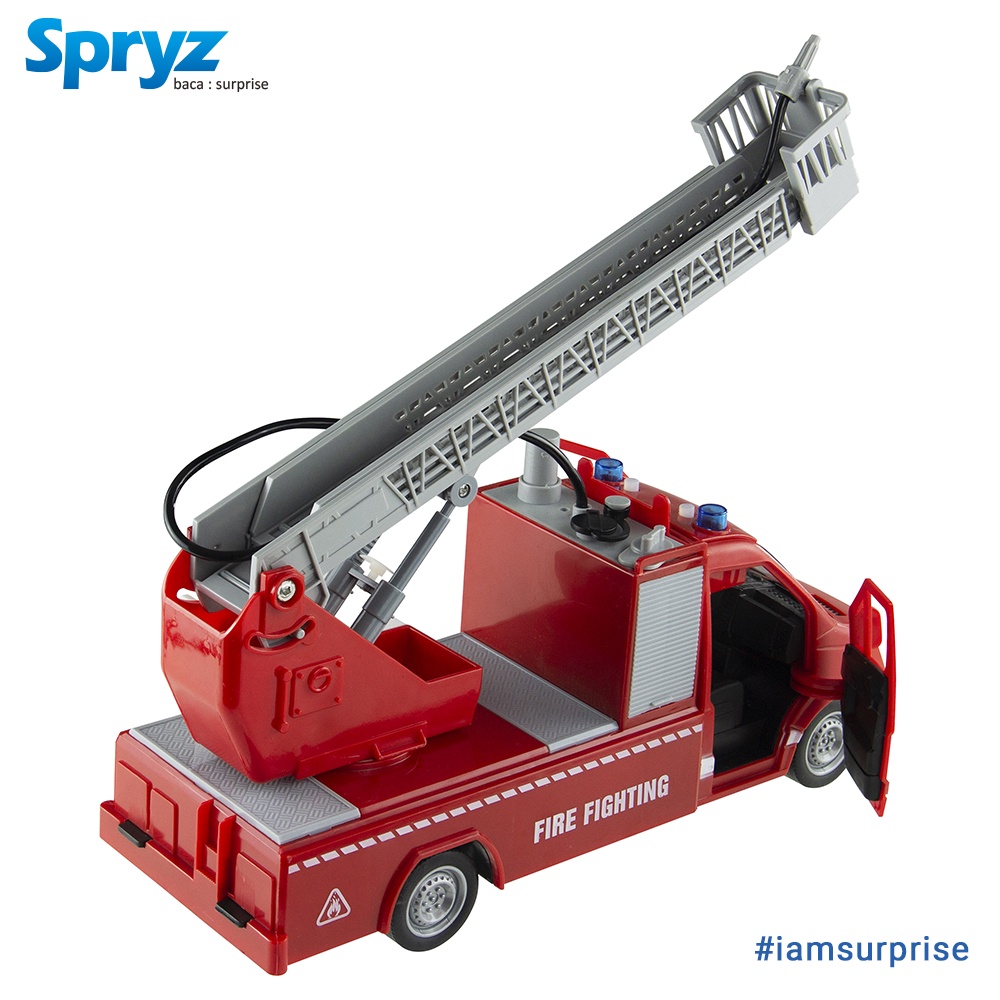 Spryz Citysquad NEW 1:16 Mobil Pemadam &amp; Reparasi Jalan Friction Suara &amp; Lampu